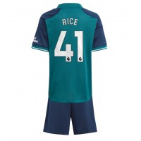 Camisa de Futebol Arsenal Declan Rice #41 Equipamento Alternativo Infantil 2023-24 Manga Curta (+ Calças curtas)